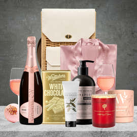 Chandon Rosé Pamper Hamper Basket