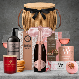 Chandon Rosé Relaxation Hamper Basket