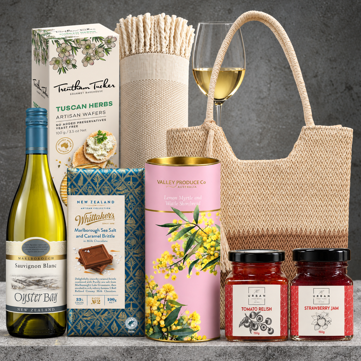 White Wine Picnic Hamper