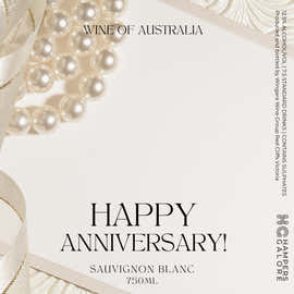 Anniversary Wine Label