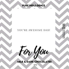 For You Chocolate Label