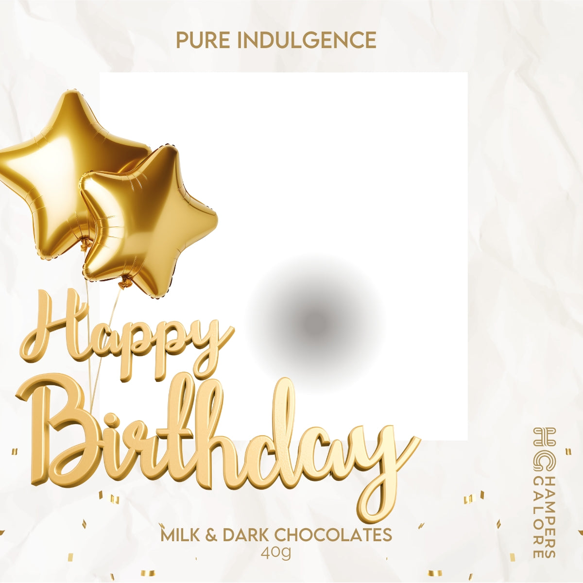 Happy Birthday Chocolate Label