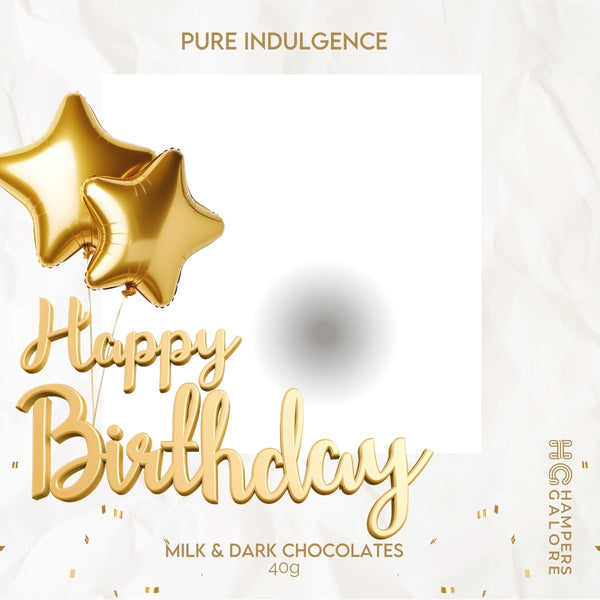 Happy Birthday Chocolate Label