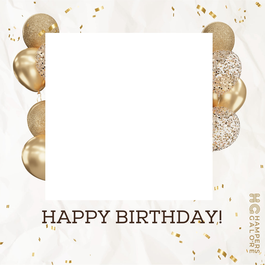 Happy Birthday Photo Label