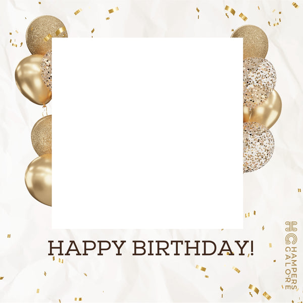 Happy Birthday Photo Label