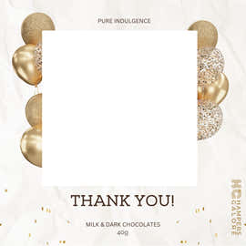 Thank You Chocolate Label