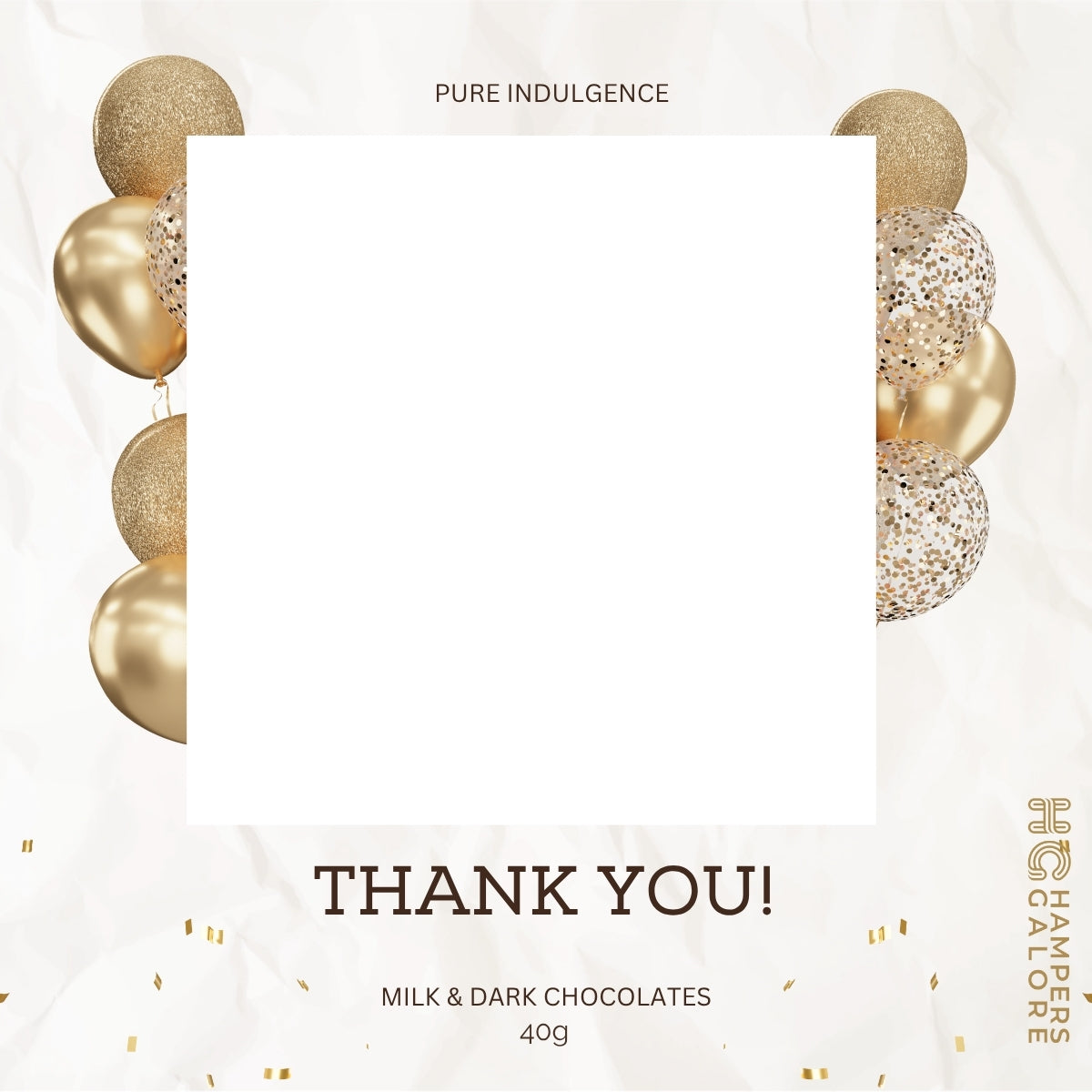 Thank You Chocolate Label