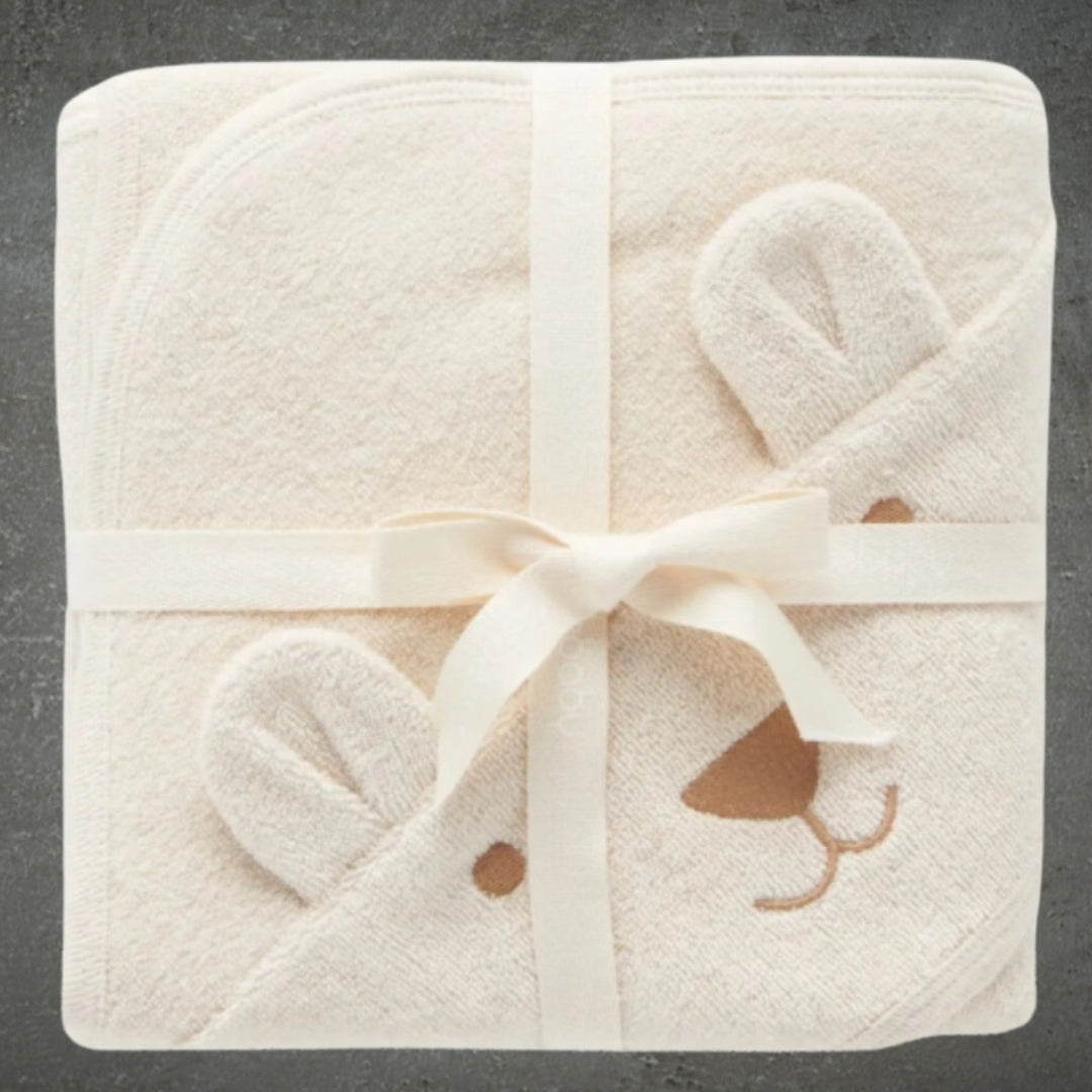 PURE BABY BEAR HOODED TOWEL