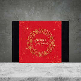 Red Merry Christmas Box Design
