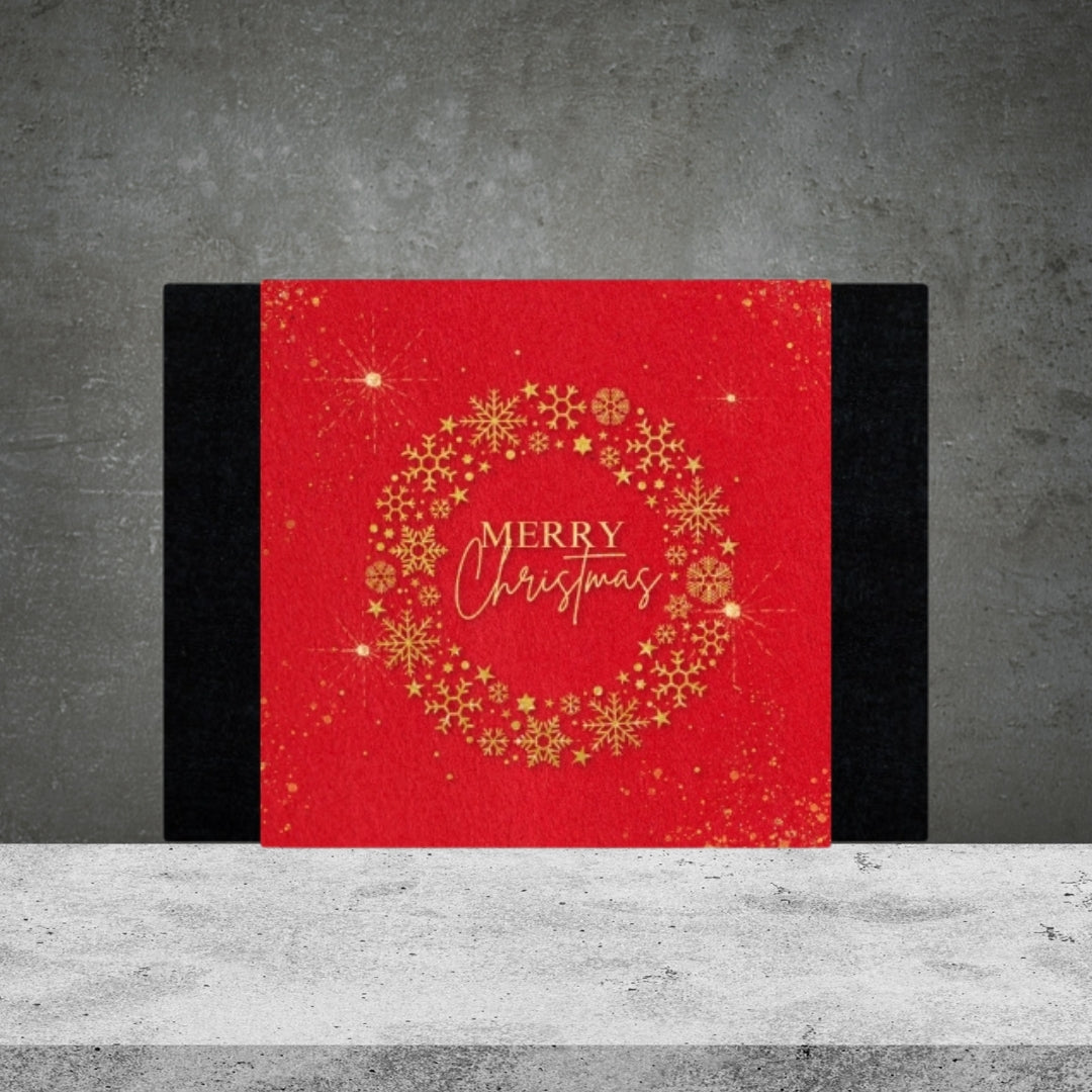 Red Merry Christmas Box Design