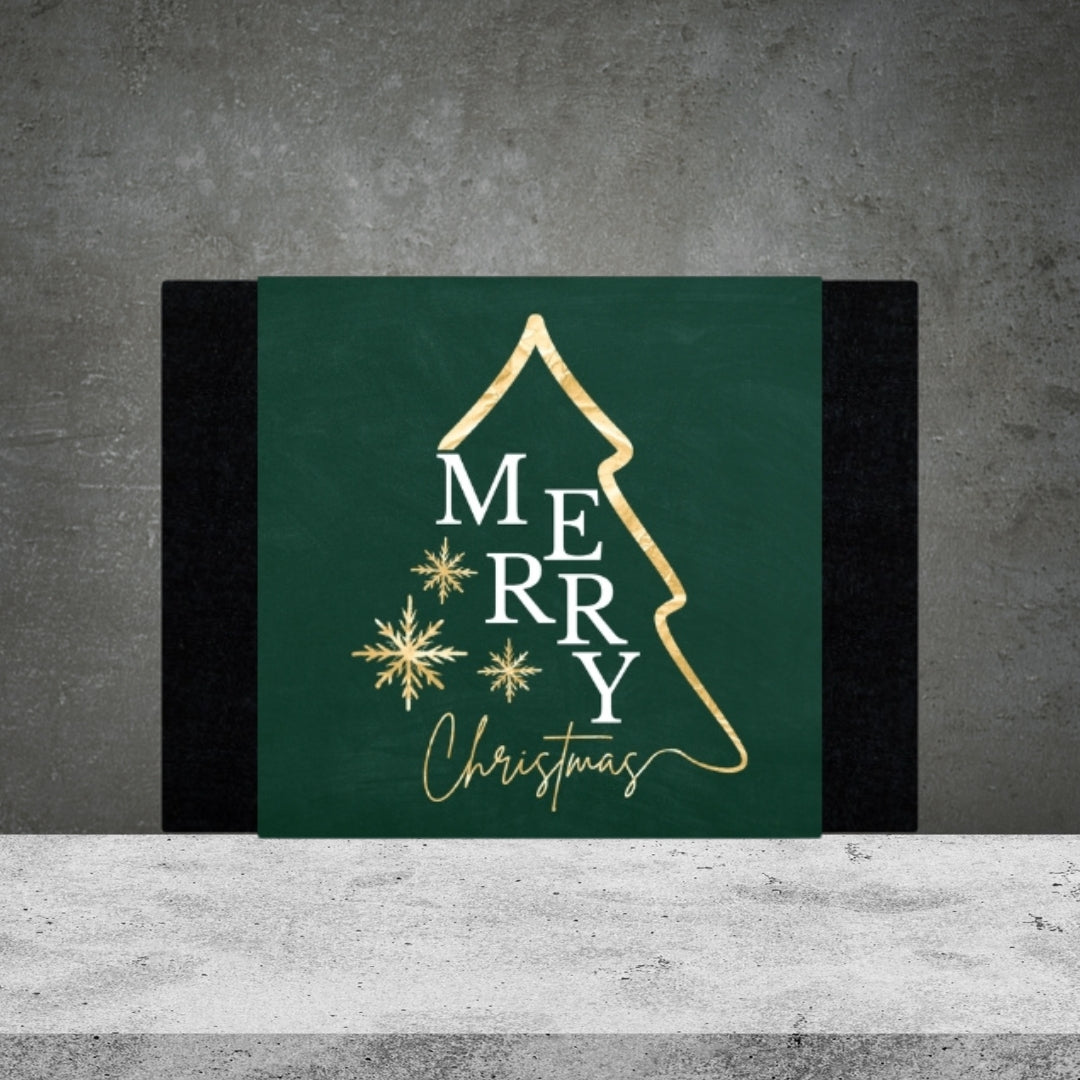 Green Merry Christmas Box Design