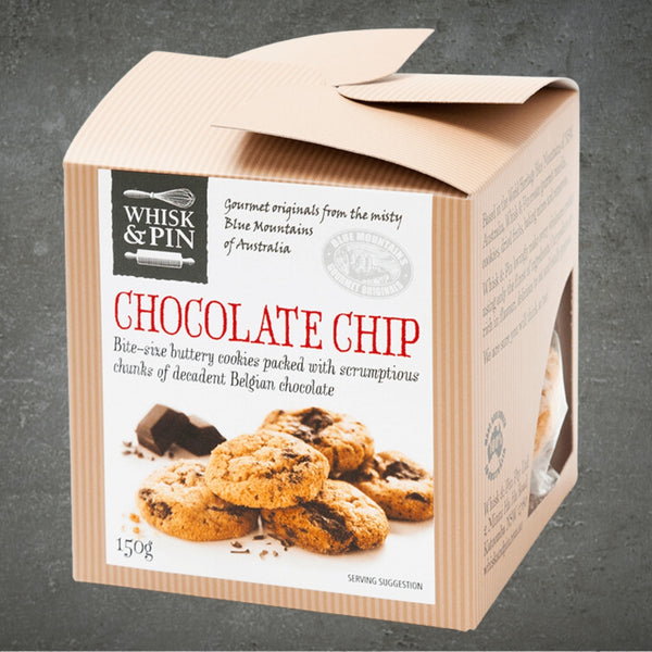 WHISK & PIN CHOCOLATE CHIP COOKIES 150G