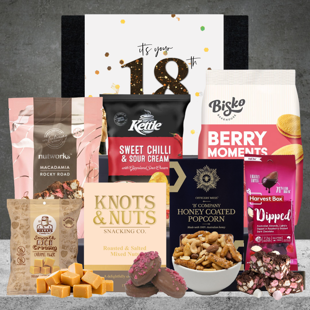 Happy 18th Birthday Snack Hamper For Her