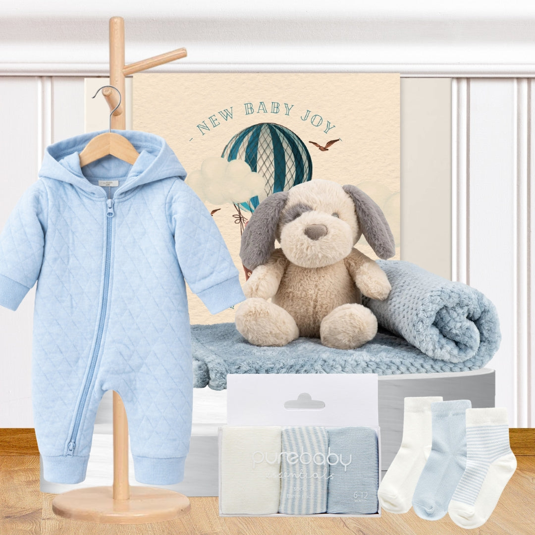 Snuggles Baby Boy Hamper