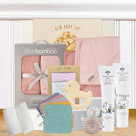 Baby Girl Bathtime Hamper