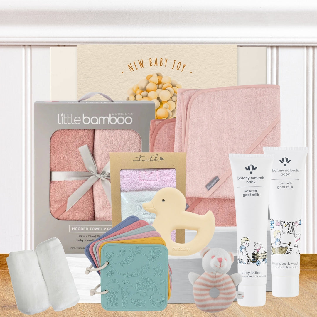 Baby Girl Bathtime Hamper