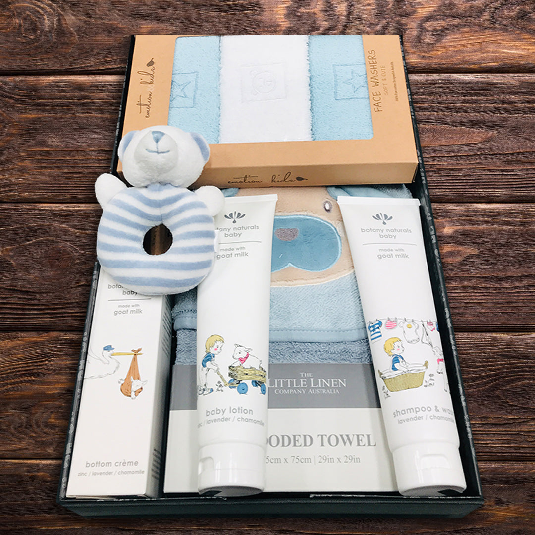 Baby Boy Bathtime Hamper