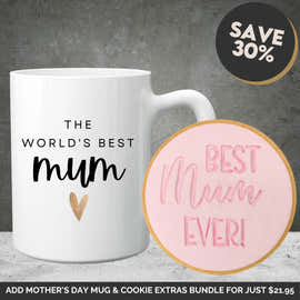 Mother's Day Mug & Cookie Extras Bundle