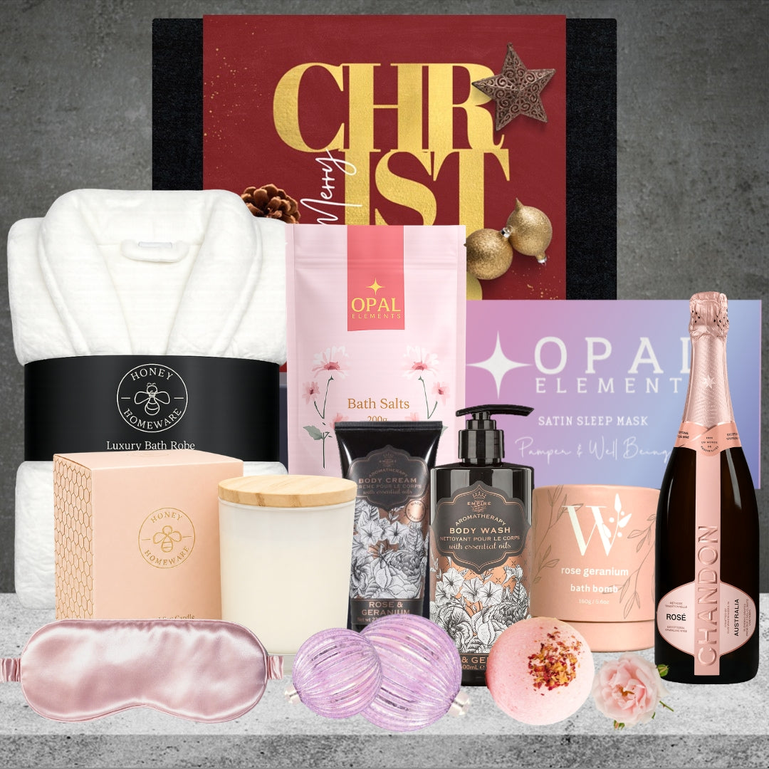 Pamper & Chandon Rose Christmas Hamper