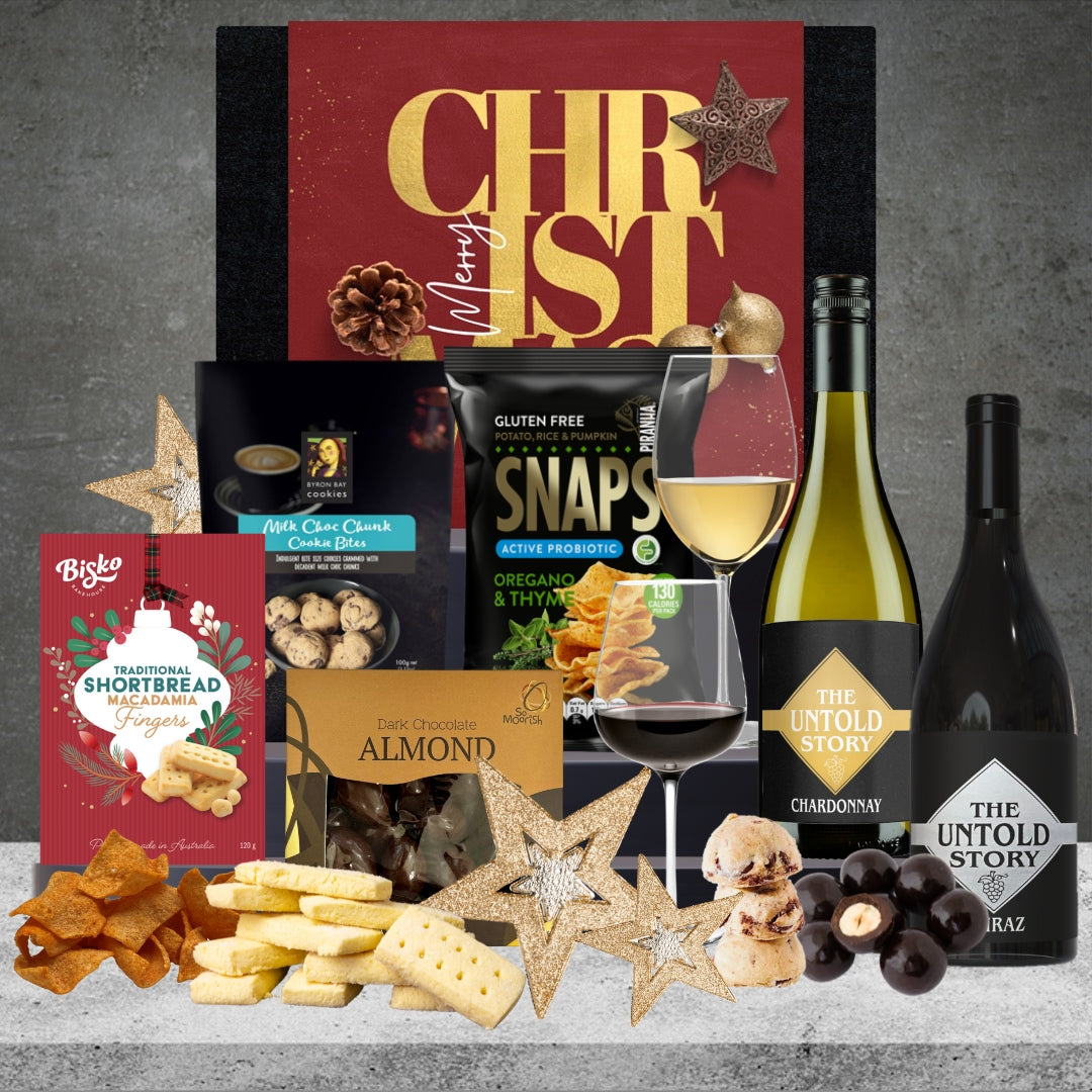 Hampers Galore Christmas Wine Hamper Featured Image