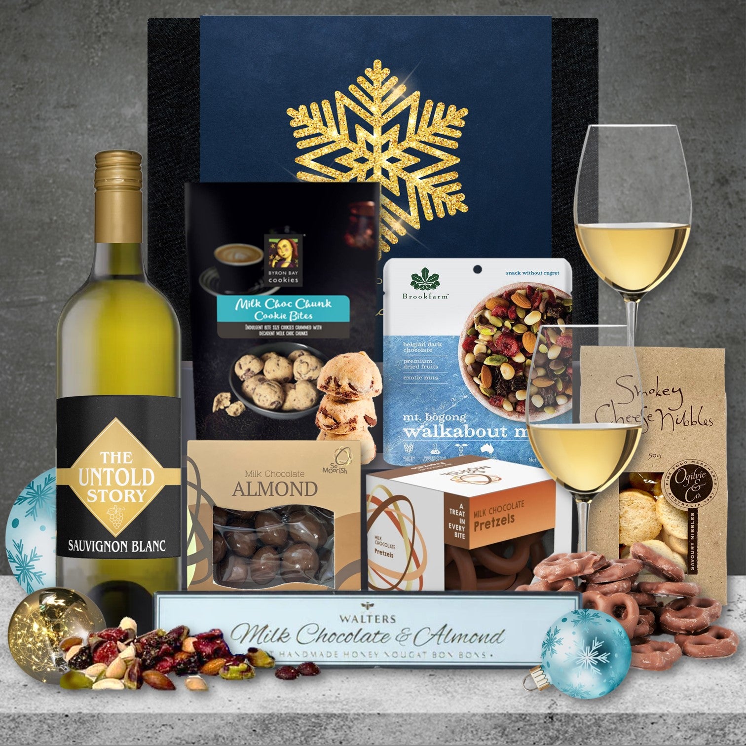 Hampers Galore White Wine Christmas Hamper Featured Image