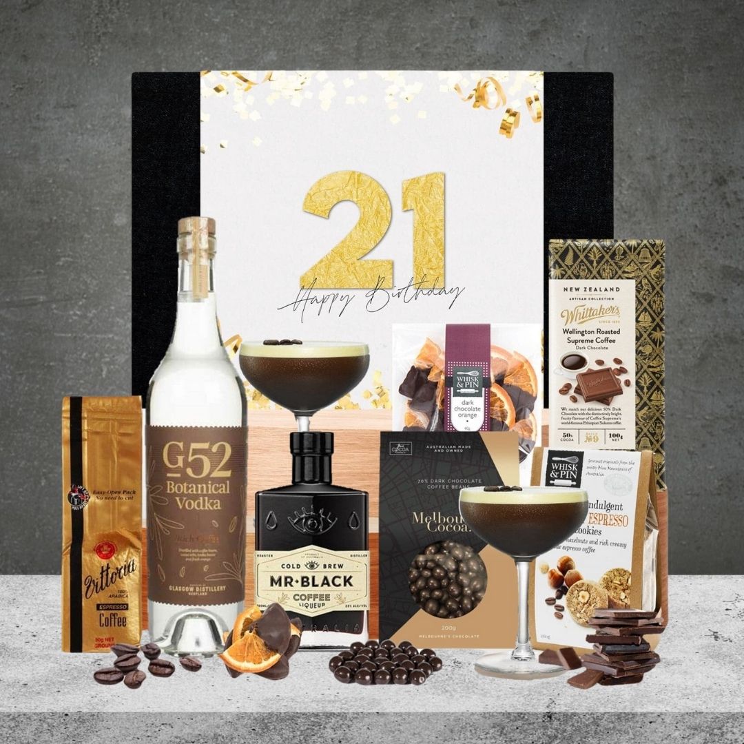 Happy 21st Deluxe Espresso Martini Birthday
