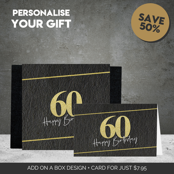 60th Happy Birthday Sleeve  + Card