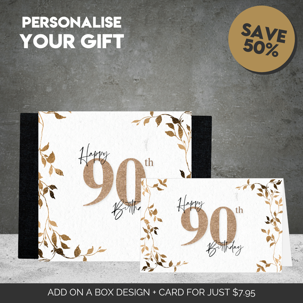 90th Happy Birthday Sleeve  + Card