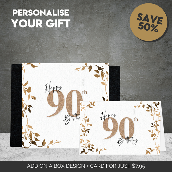 90th Happy Birthday Sleeve  + Card