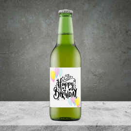 Happy Birthday Balloon Beer 330ml