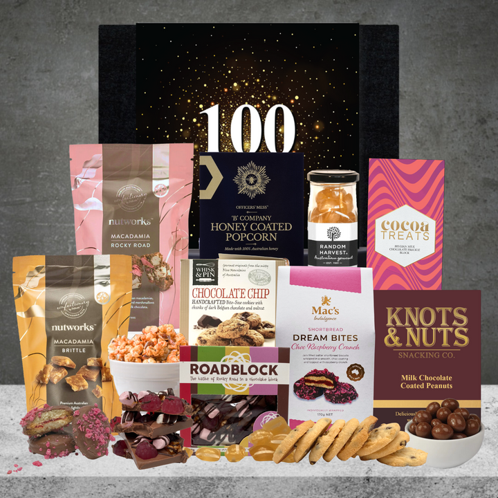 Happy 100th Birthday Australian Snack Hamper