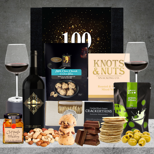 Happy 100th Birthday Italian Red Wine Hamper