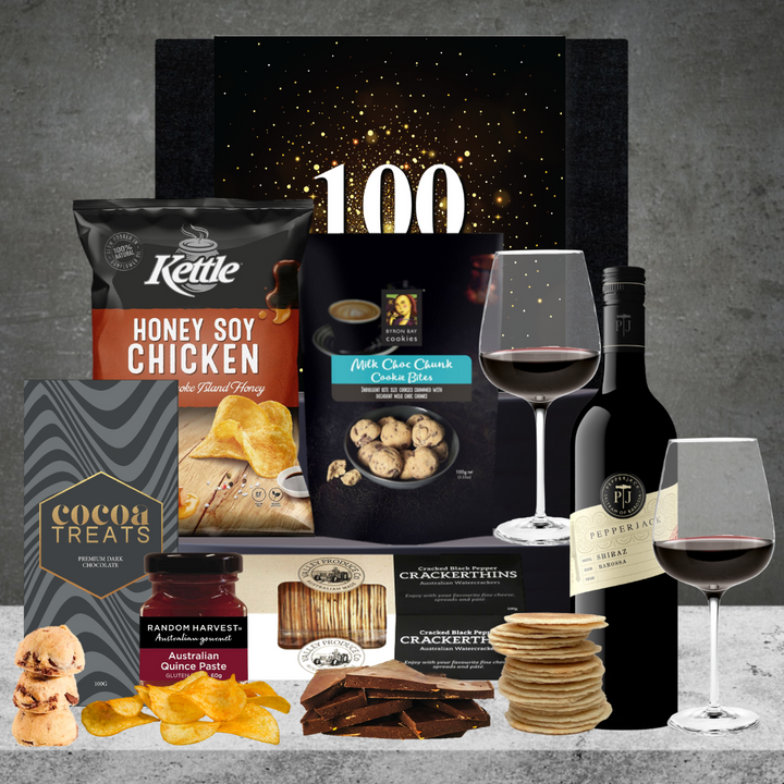 Happy 100th Birthday Red Wine Hamper