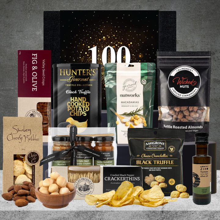 Happy 100th Birthday Savoury Snack Hamper