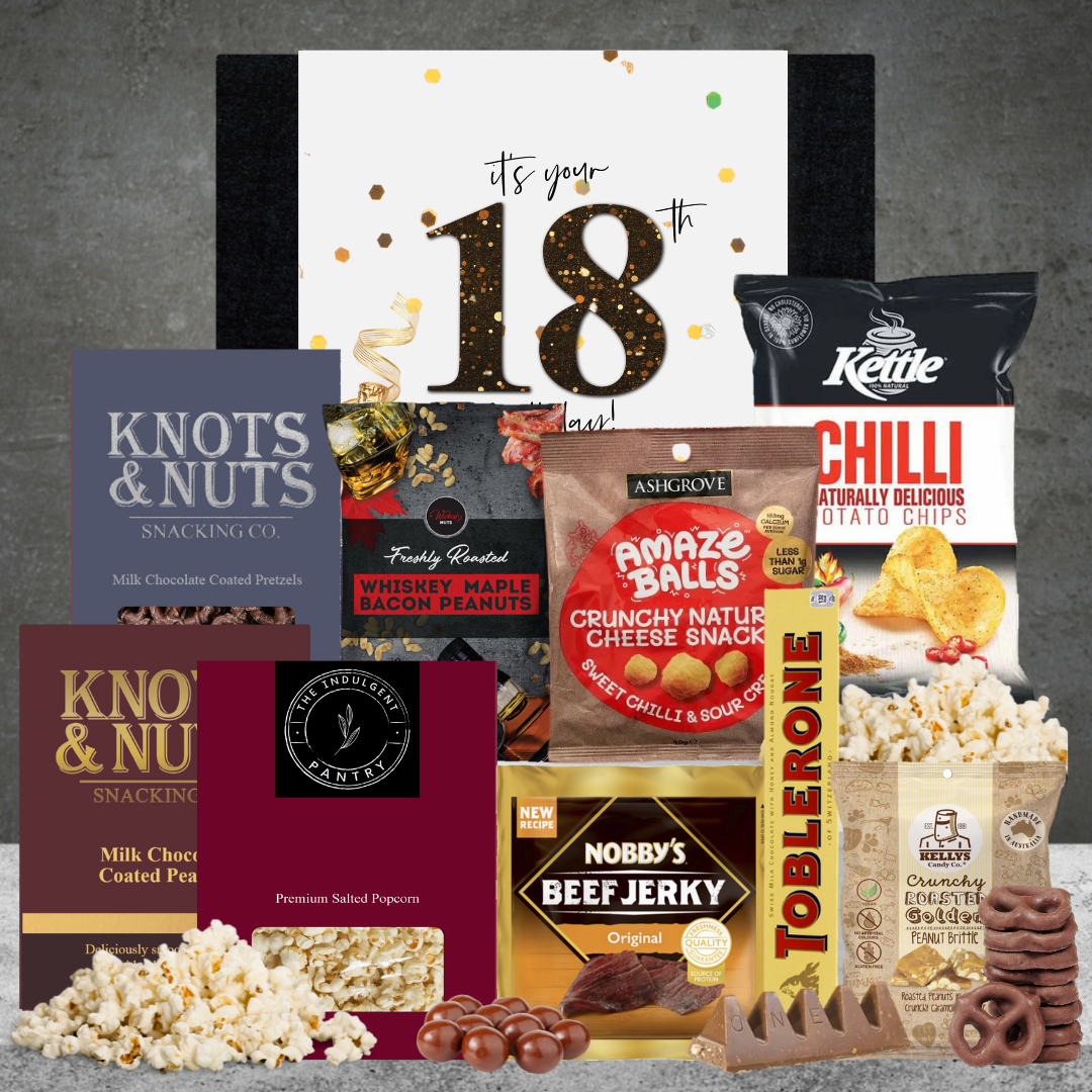 Happy 18th Birthday Snack Hamper For Him