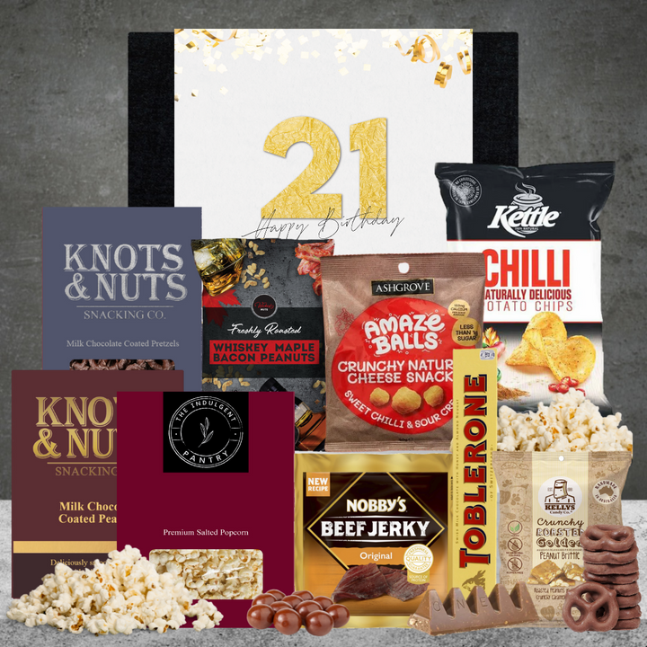 Happy 21st Birthday Mens Snack Hamper