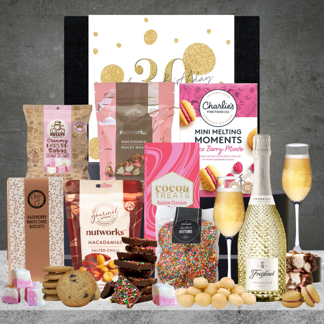 Happy 30th Birthday Best Wine Hamper For Her