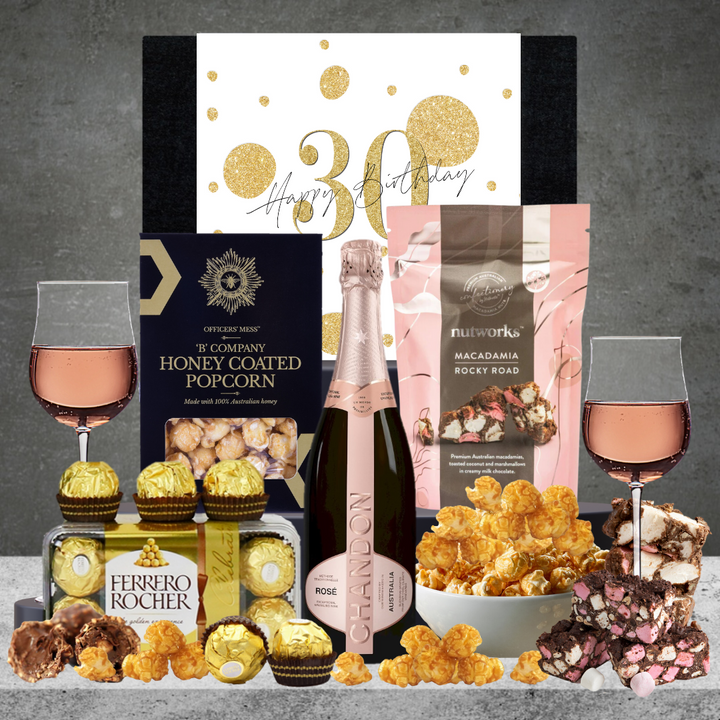 Happy 30th Birthday Wine & Chocolate Hamper