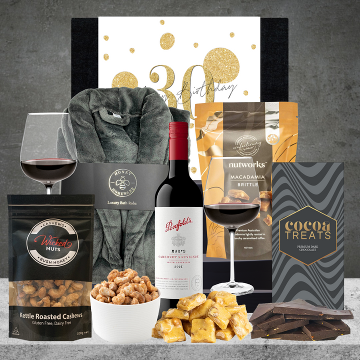 Happy 30th Birthday Wine & Pamper Hamper