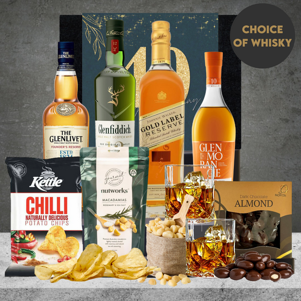 Happy 40th Birthday Luxury Whiskey Hamper