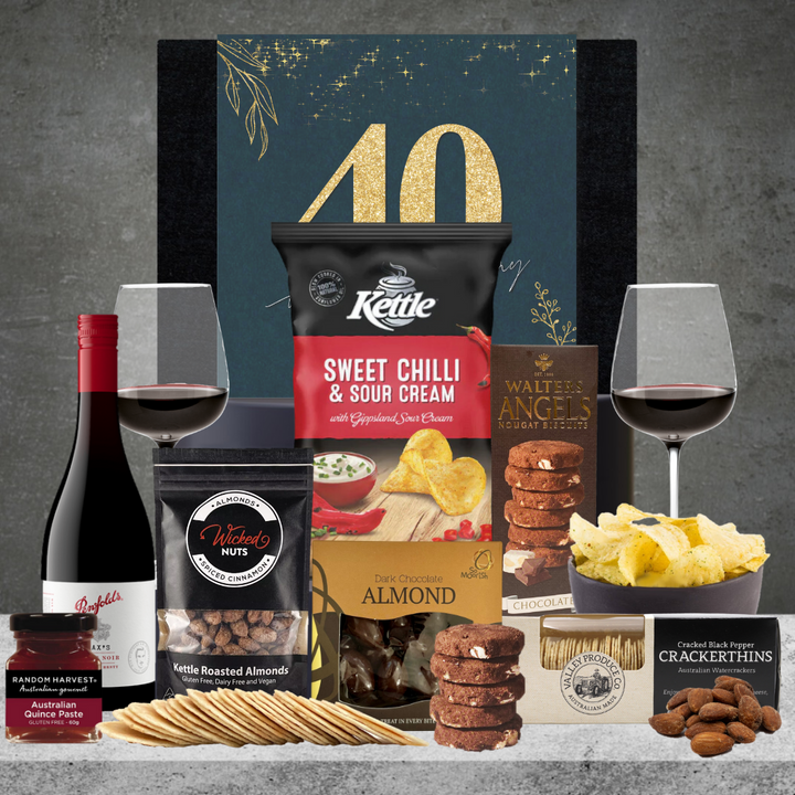 Happy 40th Birthday Luxury Wine Hamper