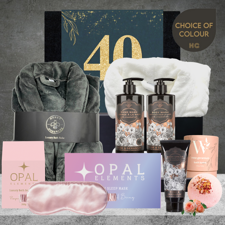 Happy 40th Birthday Spa & Recharge Hamper