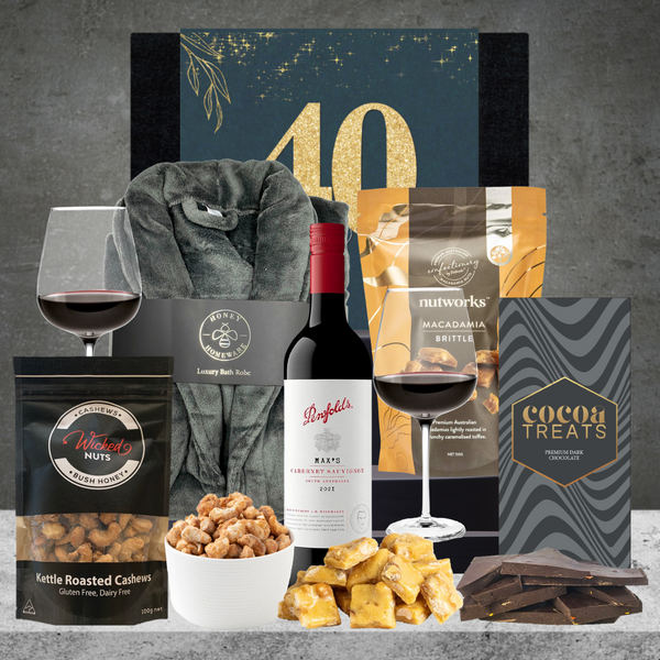 Happy 40th Birthday Wine & Pamper Hamper