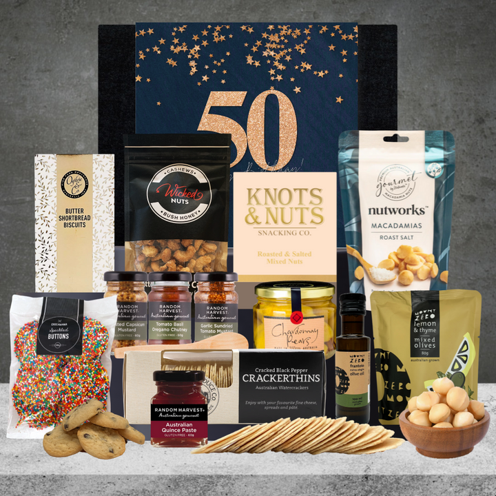 Happy 50th Birthday Best Snack Hamper