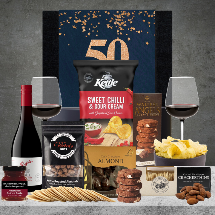 Happy 50th Birthday Pinot Noir Wine Hamper