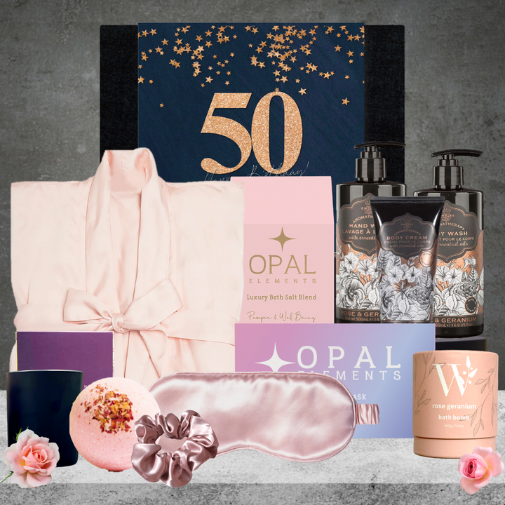 Happy 50th Birthday Refresh & Renew Pamper Hamper