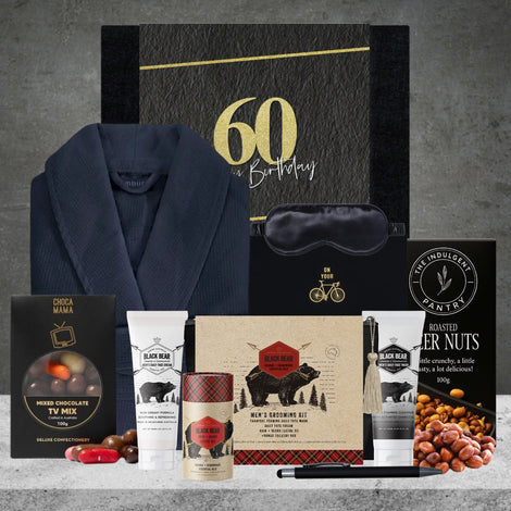 Happy 60th Birthday Pamper Hamper For Him
