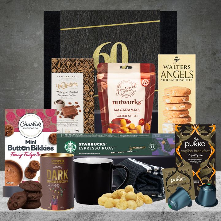 Happy 60th Birthday Tea & Coffee Hamper