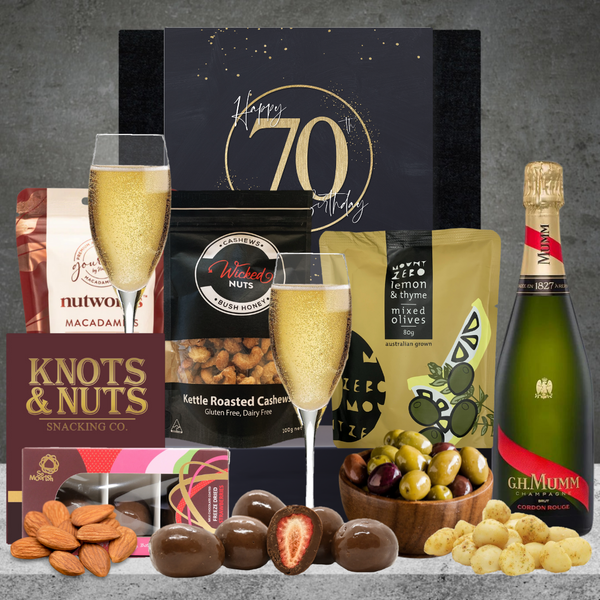 Happy 70th Birthday G H Mumm Champagne Hamper