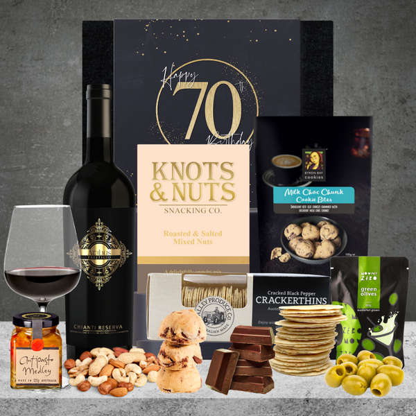 Happy 70th Birthday Premium Italian Wine Hamper